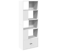 vidaXL Bibliothèque blanche 70x36x189 cm Bois d'ingénierie - Étagère à livres