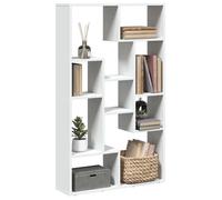 vidaXL Bibliothèque 858156 – blanc, bois d'ingénierie 72×20×120,5 cm