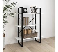 Vidaxl Bibliothèque Blanc 80x30x105 Cm Bois D'ingénierie Blanc