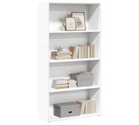 vidaXL Bibliothèque Bois d'ingénierie 80 x 30 x 152 cm Blanc
