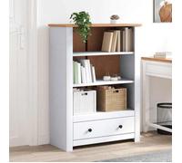 vidaXL Bibliothèque Assortiment Panama en pin massif 80x35x110 cm Blanc
