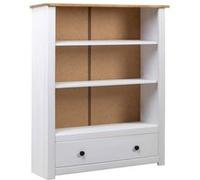 vidaXL Bibliothèque Assortiment Panama en pin massif 80x35x110 cm Blanc