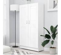 vidaXL Bibliothèque 82,5 x 30,5 x 150 cm Blanc Aggloméré