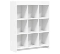 vidaXL Bibliothèque Blanc 87,5 x 30 x 111 cm Bois d'ingénierie 8011291