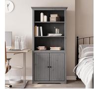 vidaXL Bibliothèque BODO gris 80 x 40 x 172 cm bois de pin massif 355058