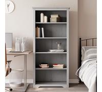 Vidaxl Bibliothèque Bodo Gris 82x40x173 Cm Bois Pin Massif 5 Niveaux Gris