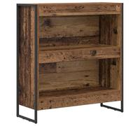 vidaXL Bibliothèque Bois Ancien 80 x 30 x 155 cm Bois d'ingénierie, Salon, Ensemble de meubles rectangulaire et durable avec un design élégant pour les espaces modernes, idéal pour le confort et le st