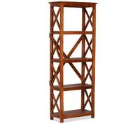 Bibliothèque Bois Massif D'acacia Finition 60x30x160 Cm - Vidaxl