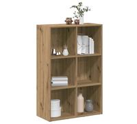 vidaXL Bibliothèque Buffet chêne artisanal 66x30x98 cm Bois ingénierie