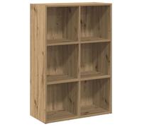 vidaXL Bibliothèque Buffet chêne artisanal 66x30x98 cm Bois ingénierie