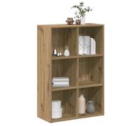 vidaXL Bibliothèque Buffet chêne artisanal 66x30x98 cm Bois ingénierie