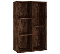 vidaXL Bibliothèque-Buffet chêne fumé 50x25x80 cm bois d'ingénierie 826611