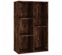 Vidaxl Bibliothèque/Buffet Chêne Fumé 50x25x80 Cm Bois D'ingénierie Marron