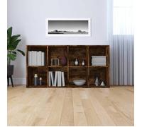 vidaXL Bibliothèque-Buffet Chêne fumé 66x30x130 cm Bois d'ingénierie 815249