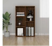 Vidaxl Bibliothèque/Buffet Chêne Marron 50x25x80 Cm Bois D'ingénierie Marron