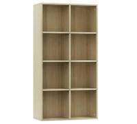 VidaXL Bibliothèque/Buffet Chêne sonoma 66 x 30 x 130 cm Aggloméré