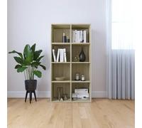 VidaXL Bibliothèque/Buffet Chêne sonoma 66 x 30 x 130 cm Aggloméré