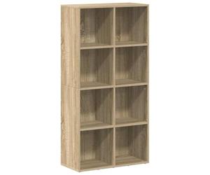 vidaXL Bibliothèque/Buffet Chêne Sonoma 66x30x130 cm Bois d’ingénierie