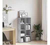 vidaXL Bibliothèque/Buffet Gris béton 66 x 30 x 130 cm Aggloméré