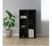 VidaXL Bibliothèque/Buffet Noir 50x25x80 cm Aggloméré