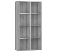 Bibliothèque Buffet Sonoma gris 66x30x130 cm Bois d ingénierie