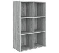 Vidaxl Bibliothèque/Buffet Sonoma Gris 66x30x98 Cm Bois D'ingénierie Marron