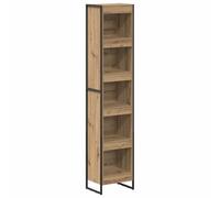 vidaXL Bibliothèque Chêne artisan 80 x 30 x 155 cm Bois d'ingénierie