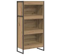 vidaXL Bibliothèque Chêne artisan 80 x 30 x 155 cm Bois d'ingénierie