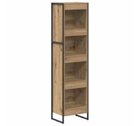 vidaXL Bibliothèque Chêne Artisan 80 x 30 x 155 cm Bois d'ingénierie, Salon, Ensemble de Meubles rectangulaire et Durable avec Un Design élégant pour Les espaces Modernes, idéal pour Le Confort et Le