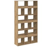 vidaXL Bibliothèque chêne Artisanal 100x33x187,5 cm Bois d'ingénierie