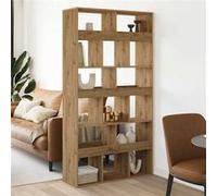 vidaXL Bibliothèque chêne artisanal 100×33×187,5 cm Bois d'ingénierie Multicolore