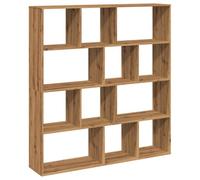vidaXL Bibliothèque Chêne artisanal 132x29x141,5 cm bois d'ingénierie Multicolore