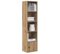 vidaXL Bibliothèque artisanale Chêne - 31×24×127 cm - Bois d'ingénierie Marron