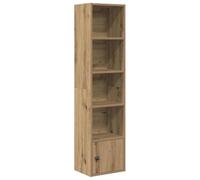 vidaXL Bibliothèque chêne Artisanal 31x24x127 cm Bois d'ingénierie, étagère à Livres, Support de Rangement, Support à Livres, Armoire de Rangement