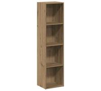 vidaXL Bibliothèque chêne artisanal 36×30×143 cm – Bois d'ingénierie