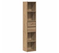 vidaXL Bibliothèque chêne artisanal 36x30x171 cm bois d'ingénierie Marron