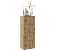 vidaXL Bibliothèque chêne Artisanal 40×24×102 cm en bois d'ingénierie