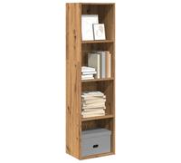 Vidaxl Bibliothèque Chêne Artisanal 40x30x152 Cm Bois D'ingénierie Marron