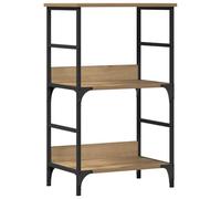 vidaXL Bibliothèque chêne artisanal 50x33x82 cm Bois d'ingénierie
