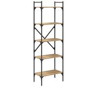 Vidaxl Bibliothèque Chêne Artisanal 56 X 32 X 174 Cm Bois D'ingénierie