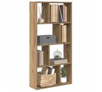 vidaXL Bibliothèque chêne artisanal 60x20x120,5 cm bois d'ingénierie