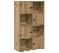 vidaXL Bibliothèque chêne Artisanal 60x24x101,5 cm Bois d'ingénierie