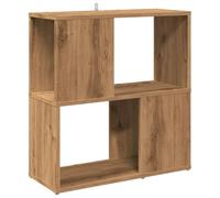 vidaXL Bibliothèque en chêne artisanal 60x24x63 cm - bois d'ingénierie - marron
