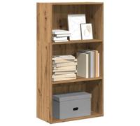 vidaXL Bibliothèque chêne Artisanal 60x30x114 cm Bois d'ingénierie, étagère, étagère à Livres, Support de Livre, Armoire de Rangement