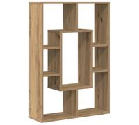 vidaXL Bibliothèque chêne artisanal 63x20x90 cm – Bois d'ingénierie, étagère de rangement