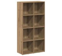 vidaXL Bibliothèque Artisanal en bois d'ingénierie Chêne 66x30x130 cm