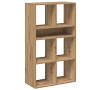 vidaXL Bibliothèque chêne artisanal 66x31x112 cm bois d'ingénierie Marron