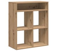 vidaXL Bibliothèque chêne artisanal – Bois d'ingénierie 66x31x80 cm – Étagère à livres