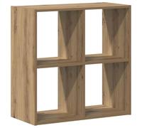 vidaXL Bibliothèque Chêne artisanal - Bois d'ingénierie 68,5x32x68,5 cm - Multicolore