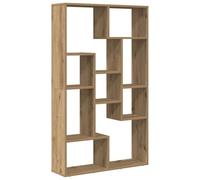 vidaXL Bibliothèque chêne artisanal 72x20x120 cm bois d'ingénierie, étagère, étagère de rangement, support à livres, étagère 858164